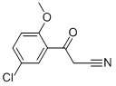 3-(5-CHLORO-2-METHOXY-PHENYL)-3-OXO-PROPIONITRILE Structure