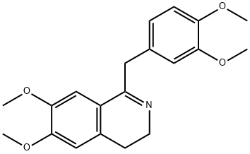 1-[(3,4-Dimethoxyphenyl)methyl]-3,4-dihydro-6,7-dimethoxyisoquinoline Structure
