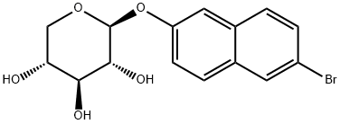6-BROMO-2-NAPHTHYL-BETA-D-XYLOPYRANOSIDE Structure