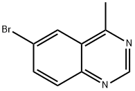 6-bromo-4-methylquinazoline Structure