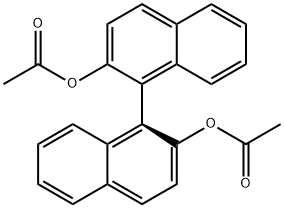 (S)-(+)-1,1'-Bi(2-naphthyl diacetate) Structure