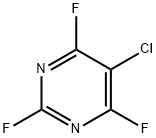 5-Chloro-2,4,6-trifluoropyrimidine Structure