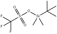 Trifluoromethanesulfonic acid tert-butyldimethylsilyl ester Structure