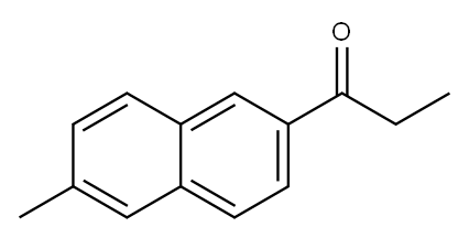 2-Methyl-6-propionylnaphthalene Structure