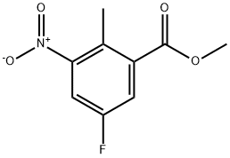 Methyl 5-fluoro-2-methyl-3-nitrobenzoate Structure
