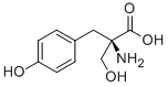 α-Hydroxymethyl-L-tyrosine Structure