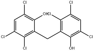 Hexachlorophene Structure