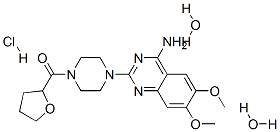 Terazosin hydrochloride dihydrate  Structure