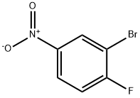 3-Bromo-4-fluoronitrobenzene Structure