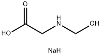 Sodium hydroxymethylglycinate Structure