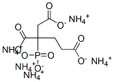 2-phosphonobutane-1,2,4-tricarboxylic acid, ammonium salt Structure