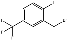 2-Iodo-5-(trifluoromethyl)benzyl bromide Structure