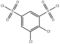 4,5-DICHLORO-BENZENE-1,3-DISULFONYLDICHLORIDE Structure