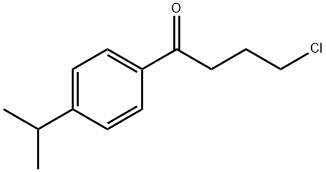 4-Chloro-1-[4-(1-methylethyl)phenyl]-1-butanone Structure