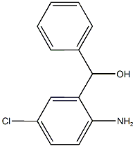 2-amino-5-chloro-diphenyl methanol Structure