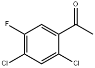 2,4-Dichloro-5-fluoroacetophenone Structure