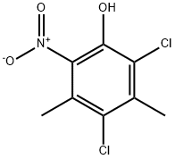2,4-DICHLORO-3,5-DIMETHYL-6-NITROPHENOL Structure