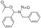 N-(alpha-acetoxybenzyl)-N-benzylnitrosamine Structure