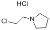 1-(2-CHLOROETHYL)PYRROLIDINE HYDROCHLORIDE Structure