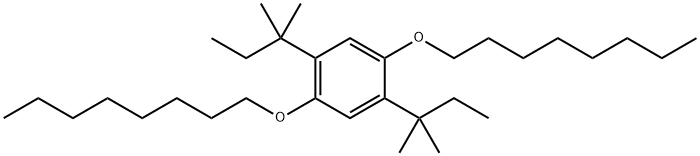1,4-BIS(N-OCTYLOXY)-2,5-DI-T-PENTYLBENZENE Structure