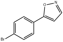 5-(4-BROMOPHENYL)ISOXAZOLE Structure