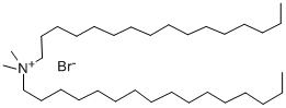 Dihexadecyldimethylammonium bromide Structure