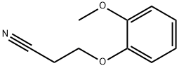 3-(2-methoxyphenoxy)propanenitrile Structure