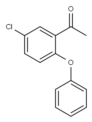1-(5-chloro-2-phenoxyphenyl)ethanone Structure