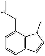 N-methyl-(1-methyl-1H-indol-7-yl)methylamine Structure