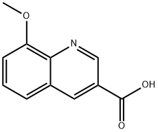 3-Quinolinecarboxylicacid,8-methoxy-(9CI) Structure