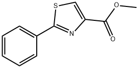 2-PHENYLTHIAZOLE-4-CARBOXYLIC ACID METHYL ESTER Structure