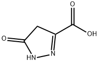 4,5-Dihydro-5-oxo-1H-pyrazole-3-carboxylic acid Structure