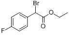 BROMO-(4-FLUORO-PHENYL)-ACETIC ACID ETHYL ESTER Structure