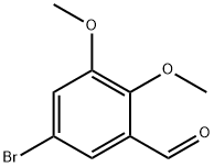 5-BROMO-2 3-DIMETHOXYBENZALDEHYDE  97 Structure