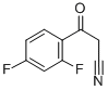 3-(2',4'-DIFLUOROPHENYL)-3-OXOPROPANENITRILE Structure