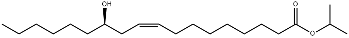 isopropyl (R)-12-hydroxyoleate  Structure