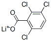 lithium 2,3,6-trichlorobenzoate Structure