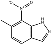 6-METHYL-7-NITRO (1H)INDAZOLE Structure
