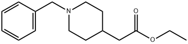 1-Benzyl-4-Piperidine acetic acid ethylester Structure