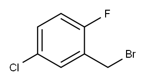 5-Chloro-2-fluorobenzyl bromide Structure