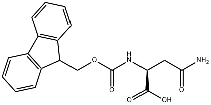 Nalpha-FMOC-L-Asparagine Structure