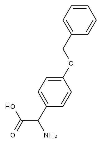 AMINO-(4-BENZYLOXY-PHENYL)-ACETIC ACID Structure