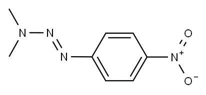 1-(4-nitrophenyl)-3,3-dimethyltriazene Structure