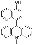 5-Quinolinol, 8-(9,10-dihydro-10-methyl-9-acridinyl)- Structure