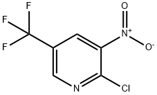 2-CHLORO-3-NITRO-5-(TRIFLUOROMETHYL)PYRIDINE Structure