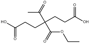 4-ACETYL-4-(ETHOXYCARBONYL)HEPTANEDIOIC ACID Structure