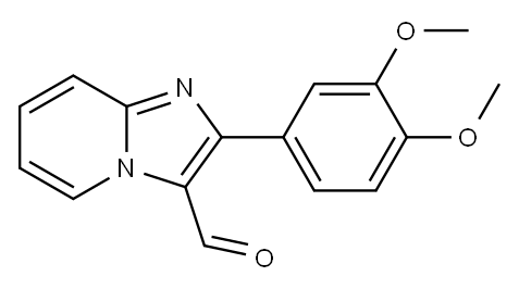 2-(3,4-DIMETHOXY-PHENYL)-IMIDAZO[1,2-A]PYRIDINE-3-CARBALDEHYDE Structure