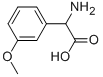 AMINO-(3-METHOXY-PHENYL)-ACETIC ACID Structure