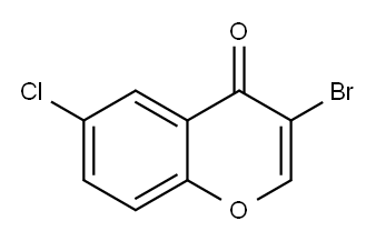 3-BROMO-6-CHLOROCHROMONE Structure