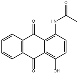 1-ACETAMIDO-4-HYDROXYANTHRAQUINONE Structure